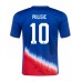 Spojené Státy Christian Pulisic #10 Venkovní Dres Copa America 2024 Krátkým Rukávem